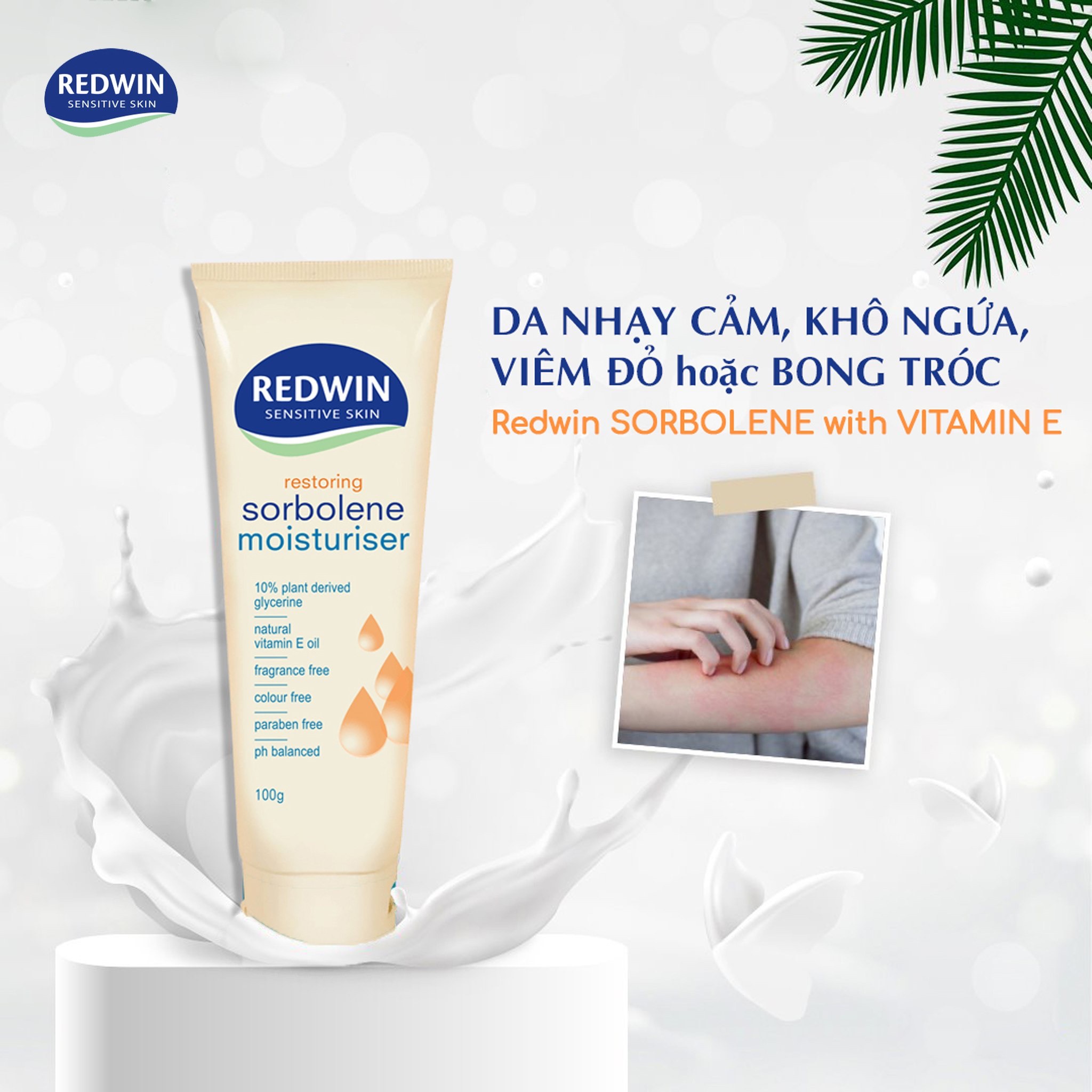 Kem Dưỡng Thể Redwin Sorbolene Moisturiser Phục Hồi Da Hư Tổn