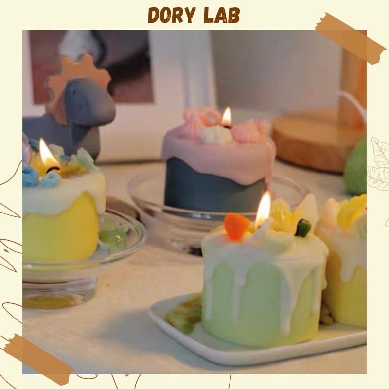 Combo Làm Nến Thơm Bánh Kem Handmade, Quà Tặng - Dory Lab