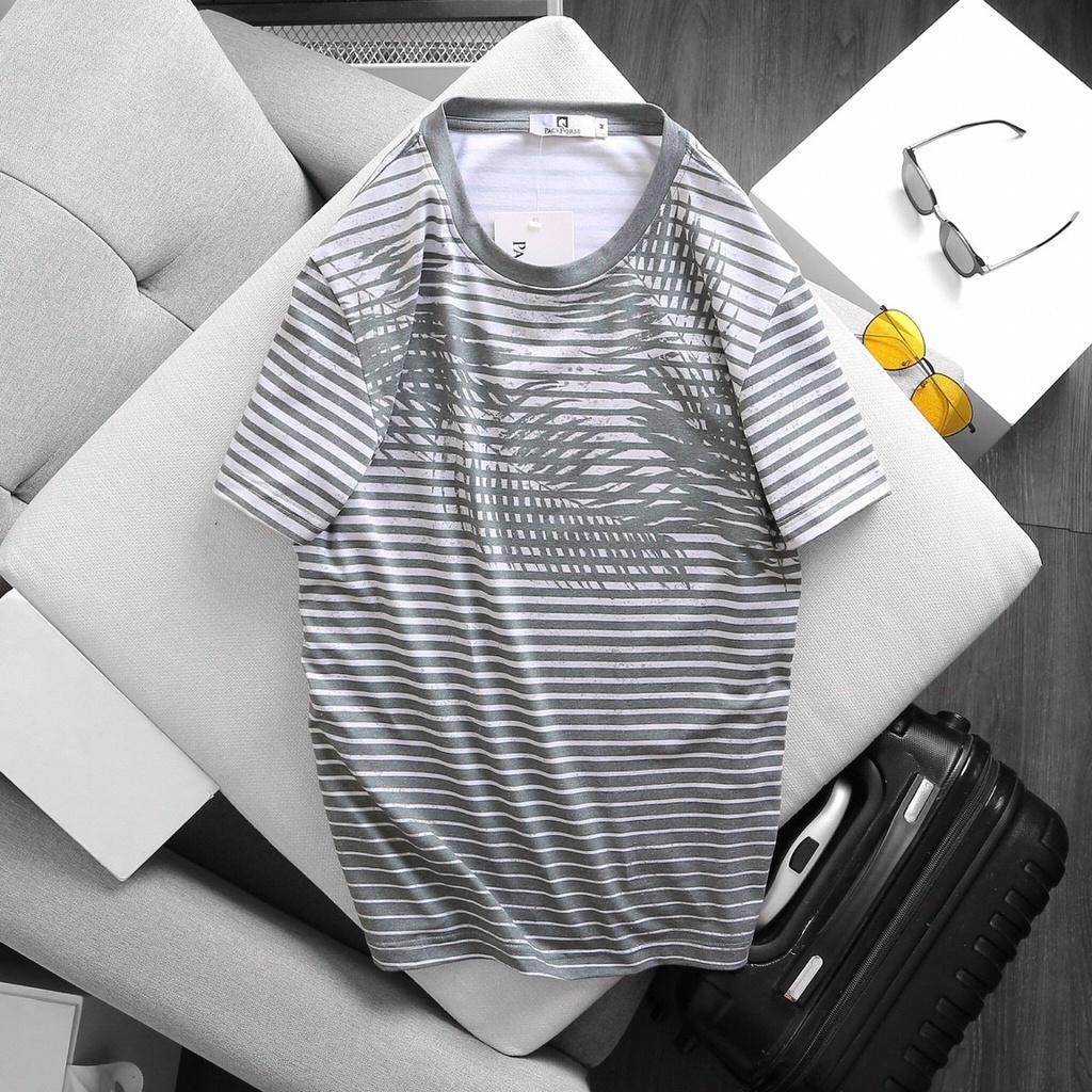 Áo thun nam cổ tròn HÀN QUỐC vải Cotton co giãn,dày dặn, form regular fit