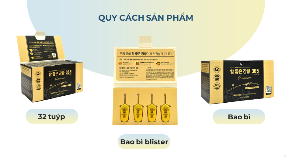 Tinh chất Nano Curcumin 365 Premium Hàn Quốc