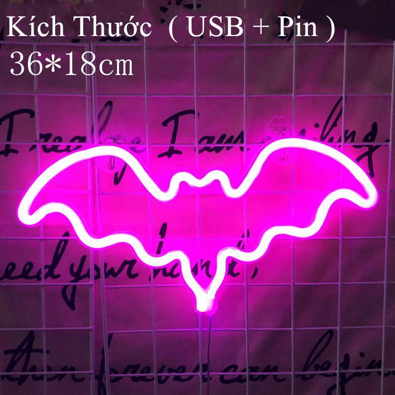 Đèn LED Đèn Neon Treo Trang Trí Đa Dạng Trang Trí Phòng ,Tiệc Cưới,Sinh Nhật