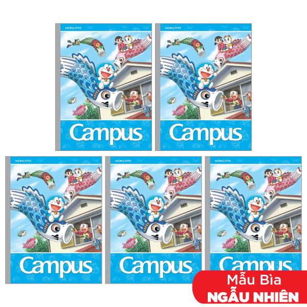 Combo 5 Tập Doraemon Fly - A5 5 Ô Ly 96 Trang ĐL 120g/m2 - Campus NB-ADFL96 (Mẫu Màu Giao Ngẫu Nhiên)