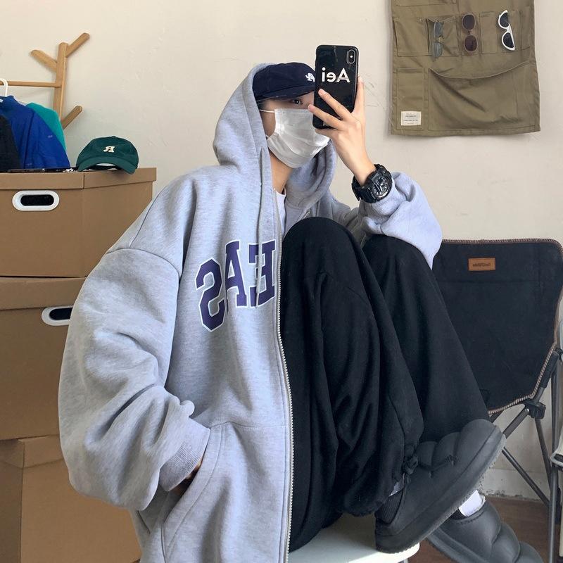 Áo hoodie nỉ nam nữ unisex form rộng in chữ