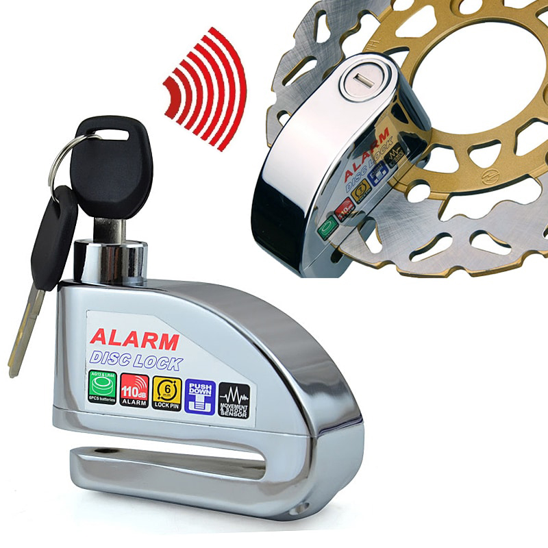 Khóa đĩa báo động âm thanh chống trộm Alarm Disc Lock 8303, khóa chất lượng cao: có độ nhạy cao, âm báo lớn