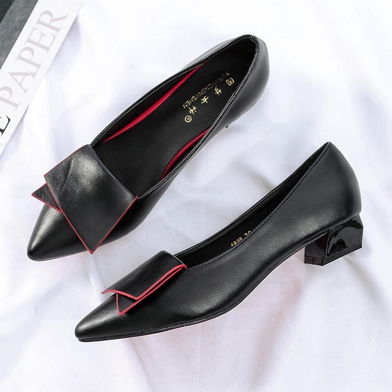 Women casual low heel office shoes