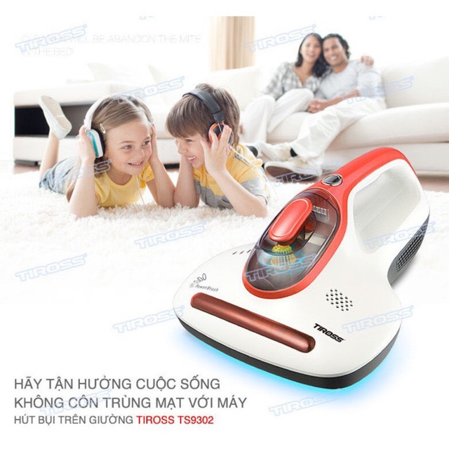 Máy Hút Bụi Trên Giường Tiross TS9302 (350W) - Hàng chính hãng