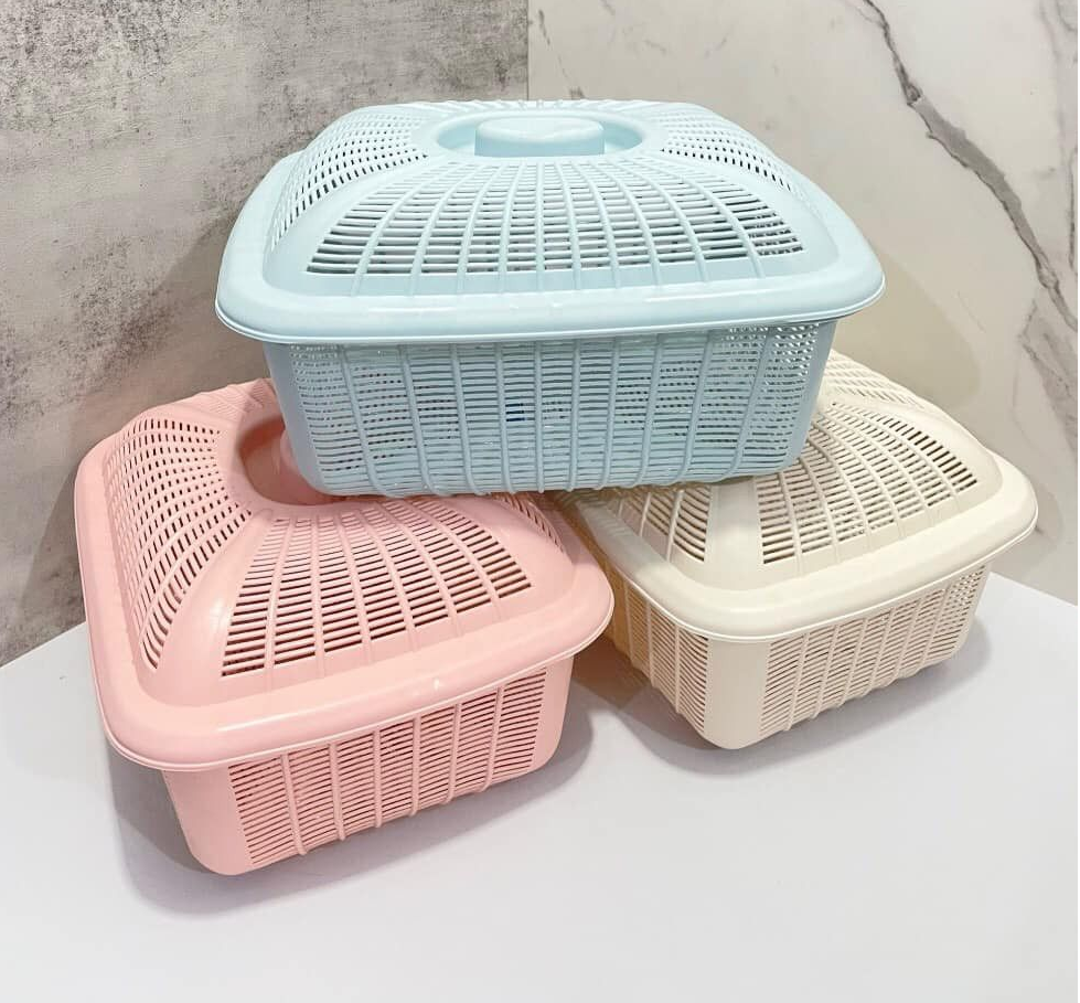 RỔ VUÔNG ĐỰNG TRÁI CÂY Ở NHÀ BẾP-HT