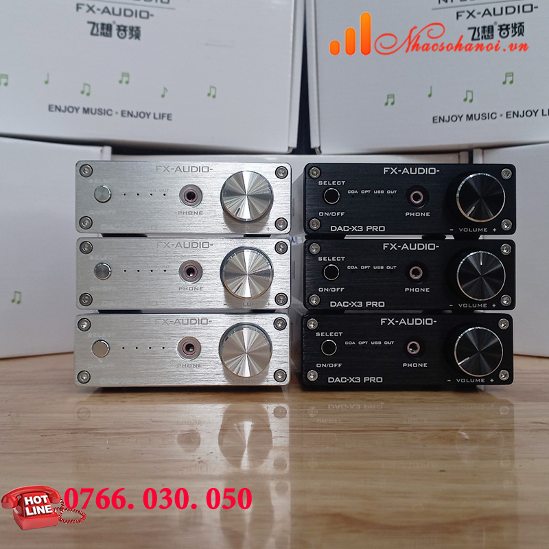 Giải Mã Giá Siêu Rẻ FX AUDIO X3-PRo Nghe Nhạc 24Bit - Hàng Chính Hãng