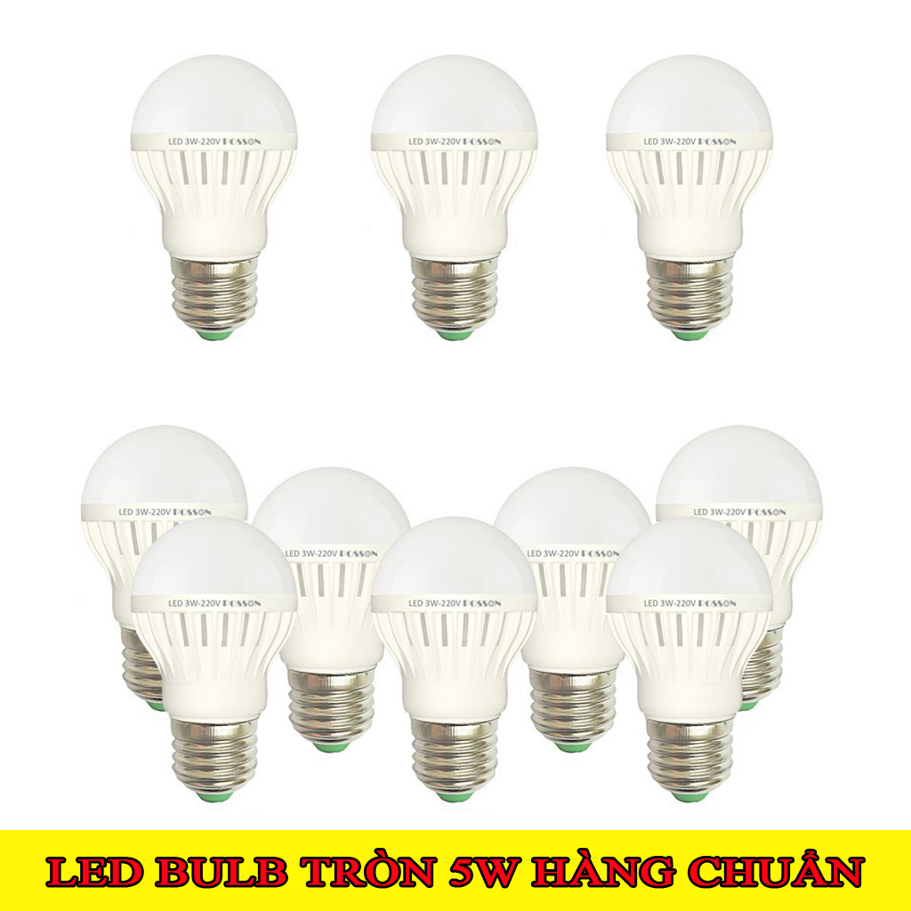 Combo 10 Bóng đèn Led Bulb cao cấp