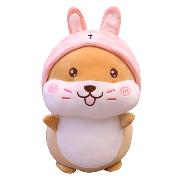 Gấu Bông Chuột Hamster Cosplay (45 cm) Gb96 + Tặng 1 Hộp Đựng Mắt Kính Có Móc Treo