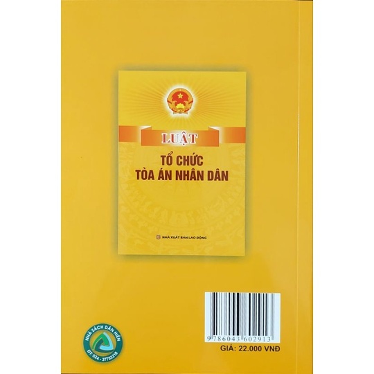 Sách - Luật tổ chức tòa án nhân dân 