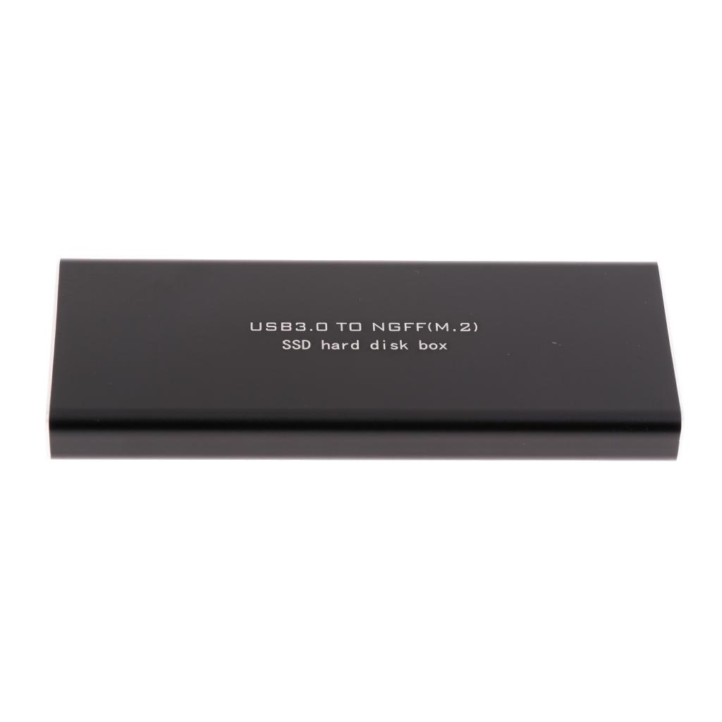 USB3.0 To NGFF M.2 SSD Hard Disk Box SSD External Enclosure Case 6GB/S