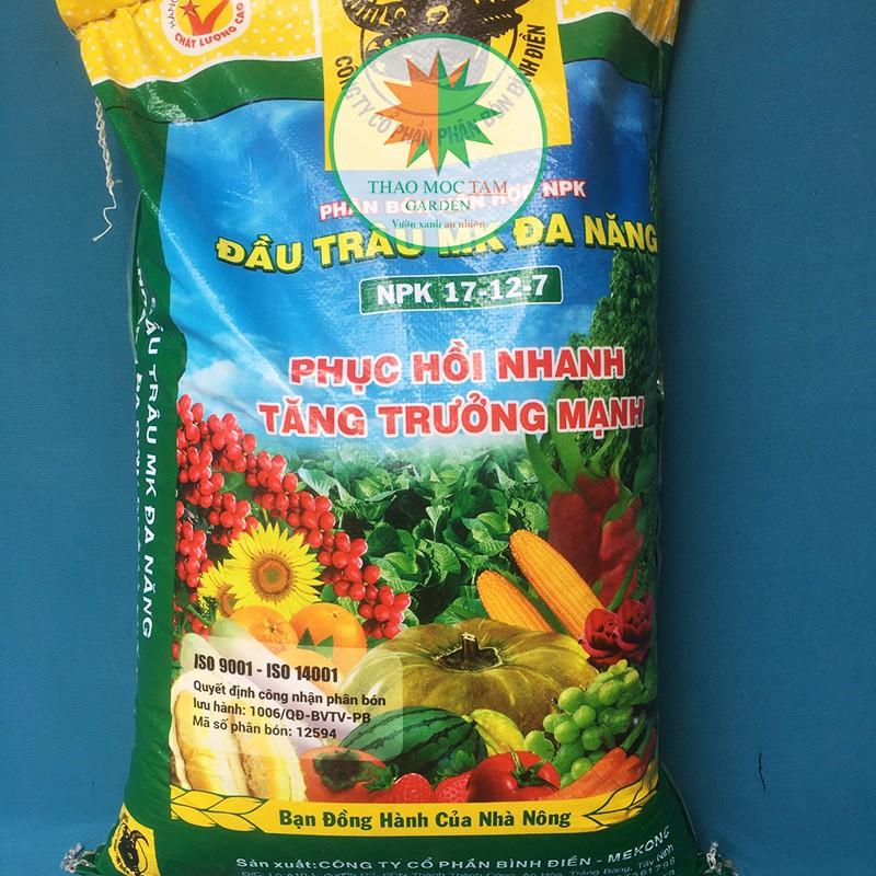 Phân Bón NPK 17-12-7 Đa Năng Đầu Trâu – Phục hồi nhanh và tăng trưởng mạnh cho cây trồng