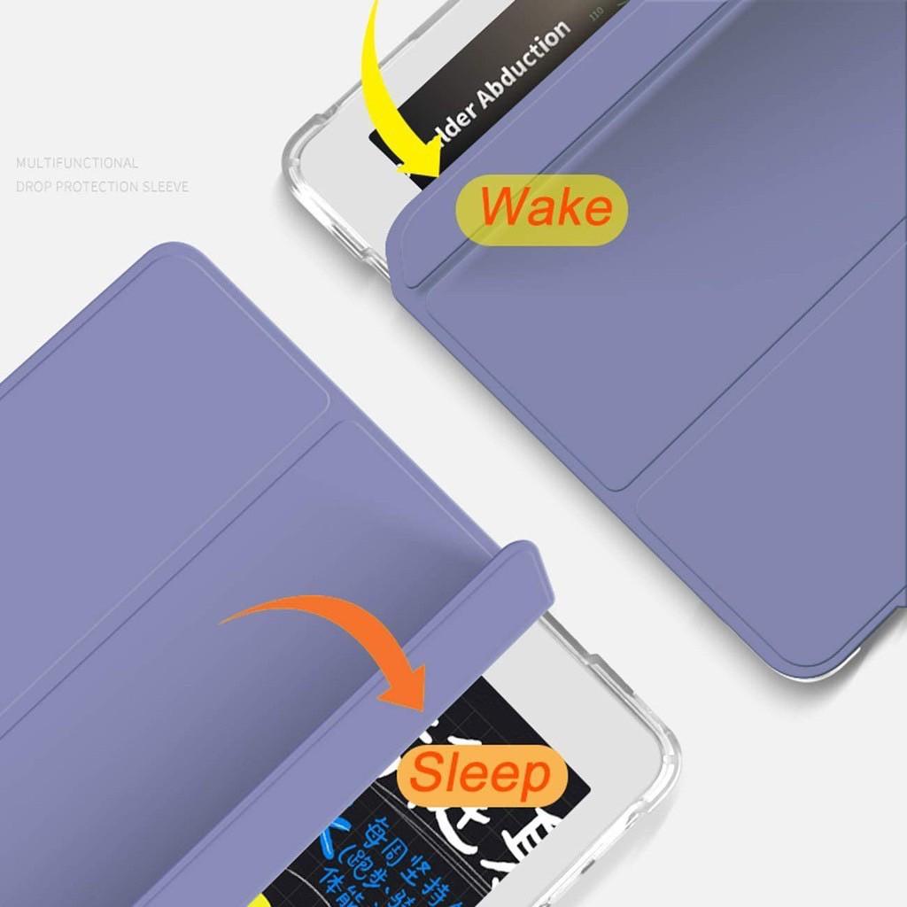 Bao da case cho iPad màu pastel tối giản, nhám mờ & chống ố. Cover iPad Gen 5 6 7 8, Mini, Air 4 3, Pro 11 12.9