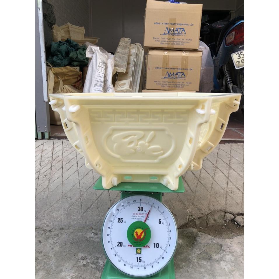 Bộ khuôn lục giác 55 ABS dáng bầu mẫu cây tùng ghép PHÚC LỘC THỌ kèm chân quỳ