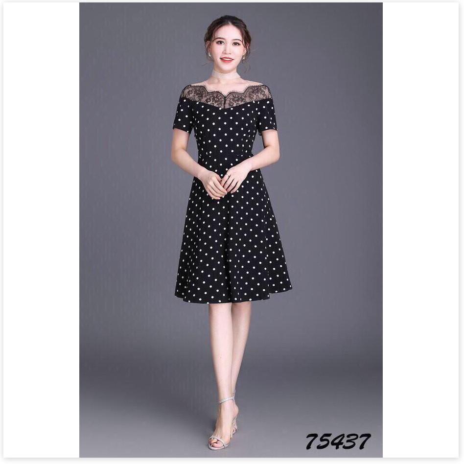 ĐẦM XÒE SANG TRỌNG CHẤM BI CỰC HOT