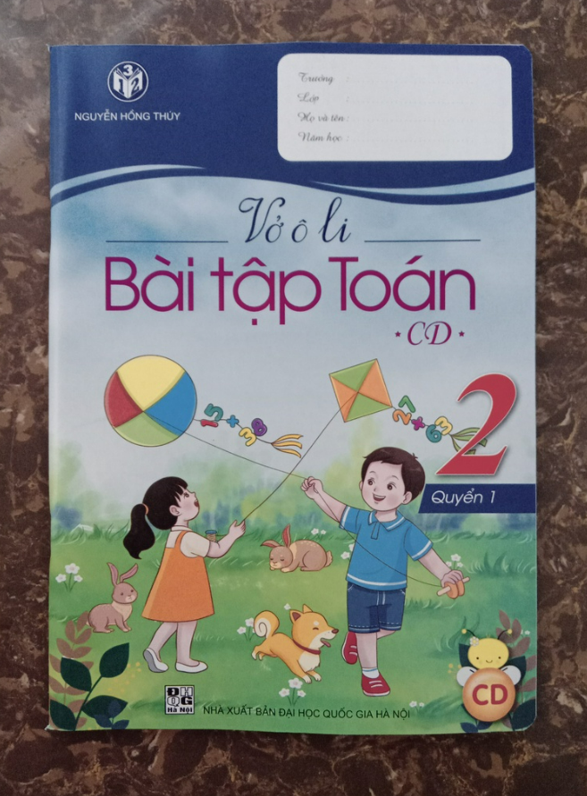 Sách - Vở ô li bài tập toán lớp 2 - Quyển 1