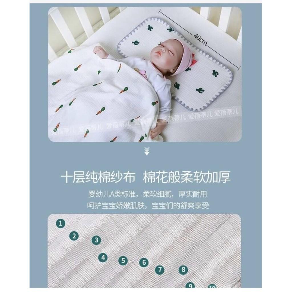 Gối xô viền 4 lớp cho bé