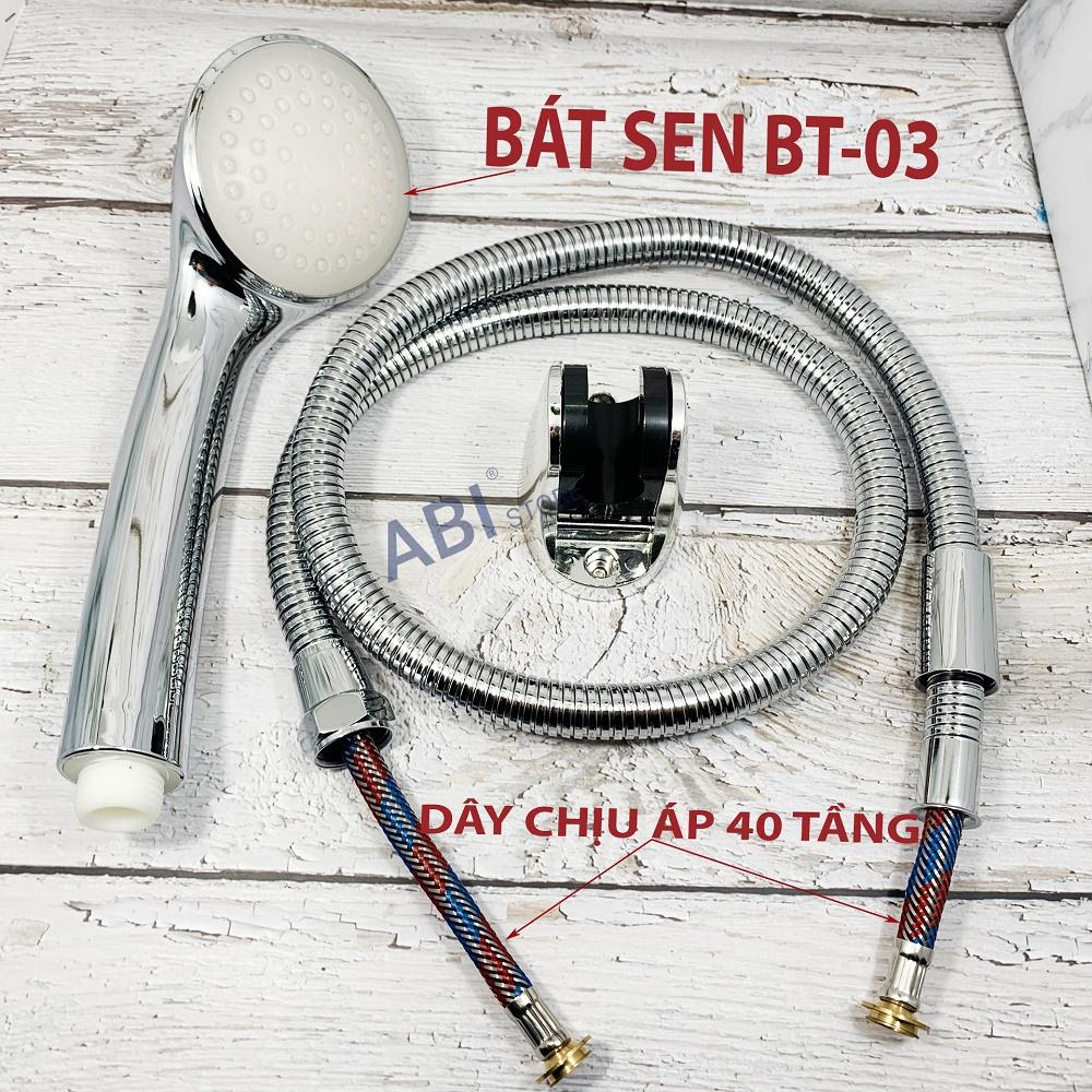 Bộ dây bát sen tắm BT-03 mạ crome hàng đẹp