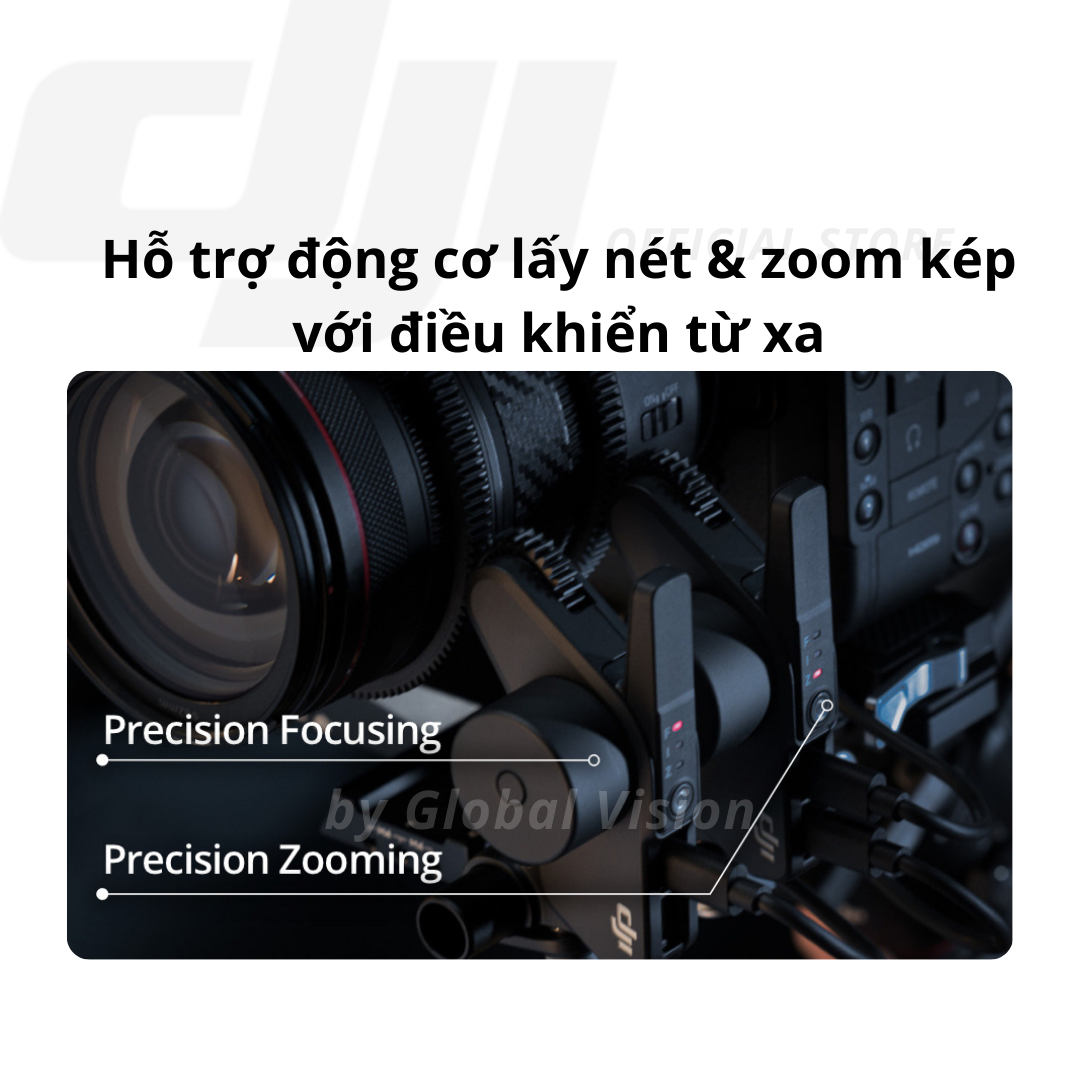 Gimbal máy ảnh DJI RS 4 PRO chống rung cho camera DSLR và Mirrorless tải trọng 4,5kg, quay dọc linh hoạt (DJI RS 4 PRO) - Hàng chính hãng