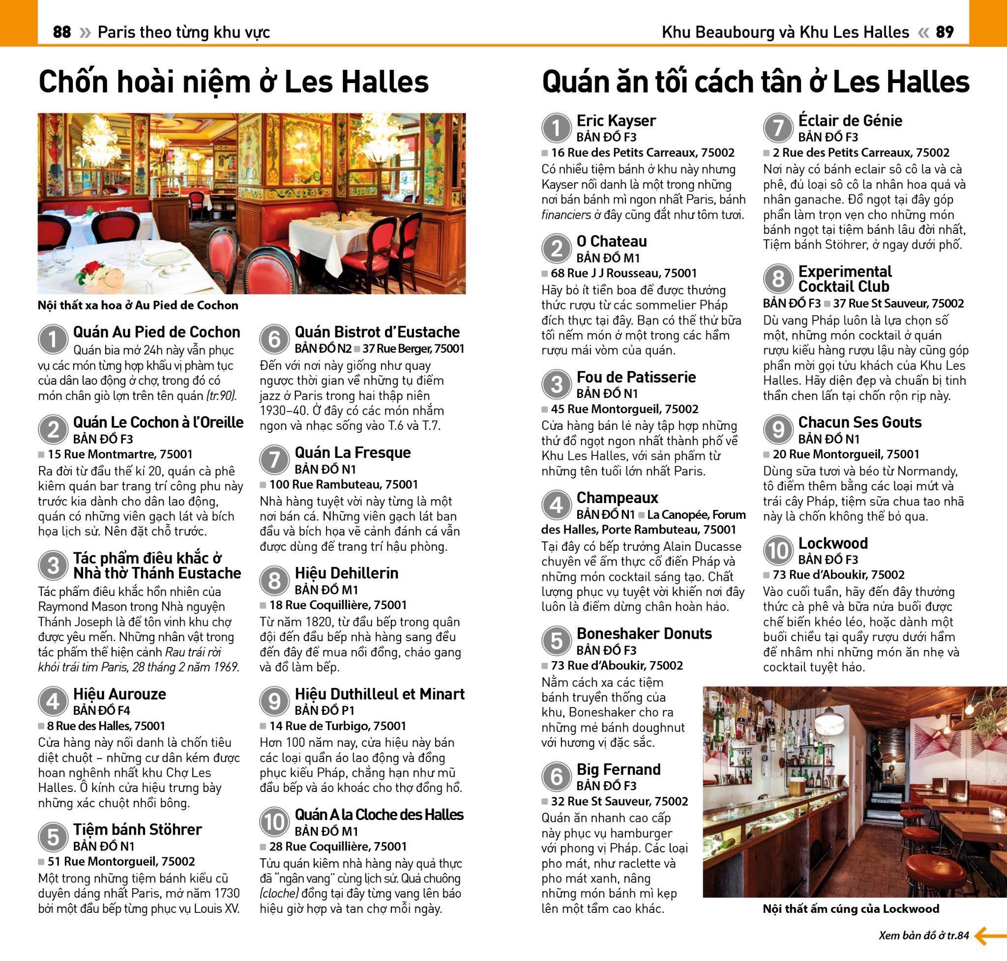 Sách Cẩm Nang Du Lịch - Top 10 Paris