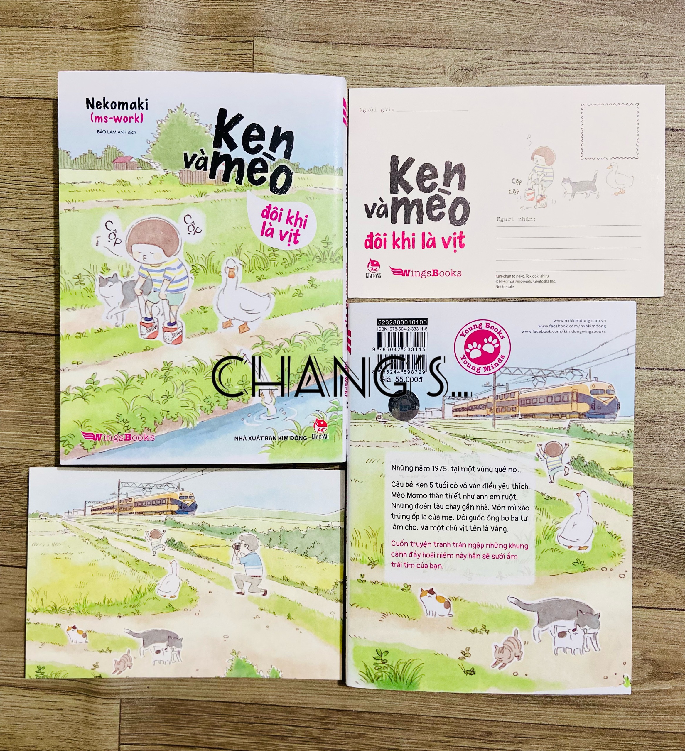 Truyện tranh Ken Và Mèo - Đôi Khi Là Vịt - Tặng Kèm Postcard