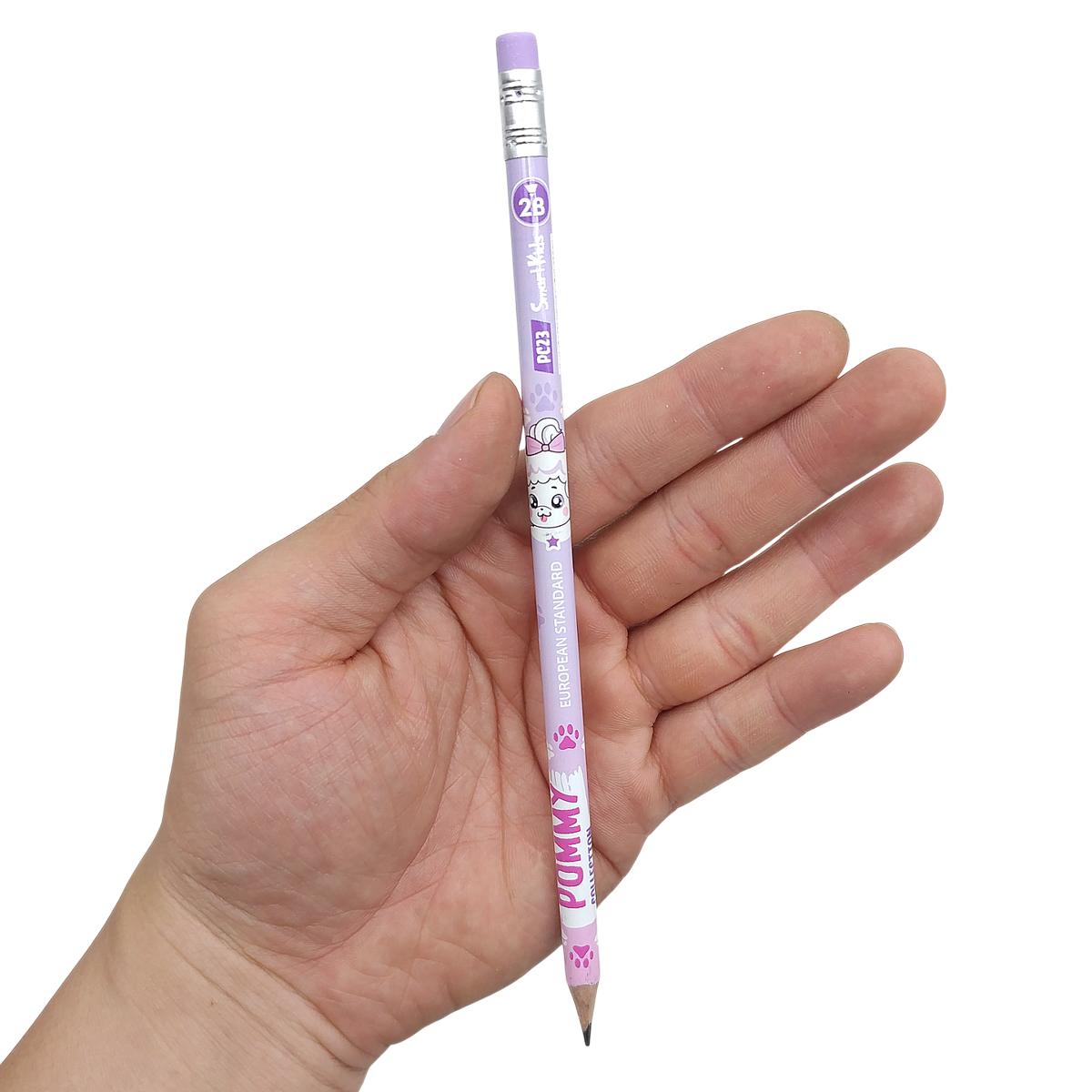 Bút Chì Họa Tiết Pommy 2B - Smart Kids PC23