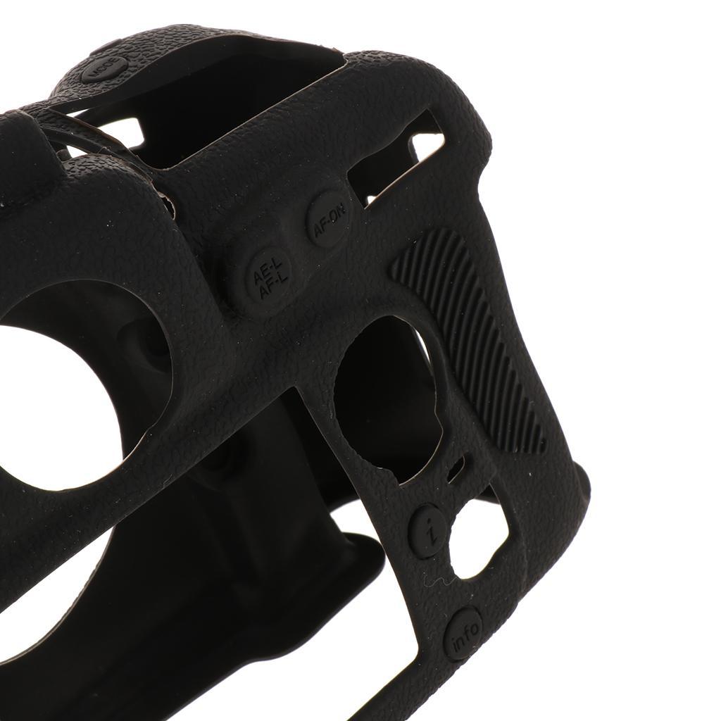 Detachable Silicone Camera Protective Case Cover Shell for Nikon D810 Black