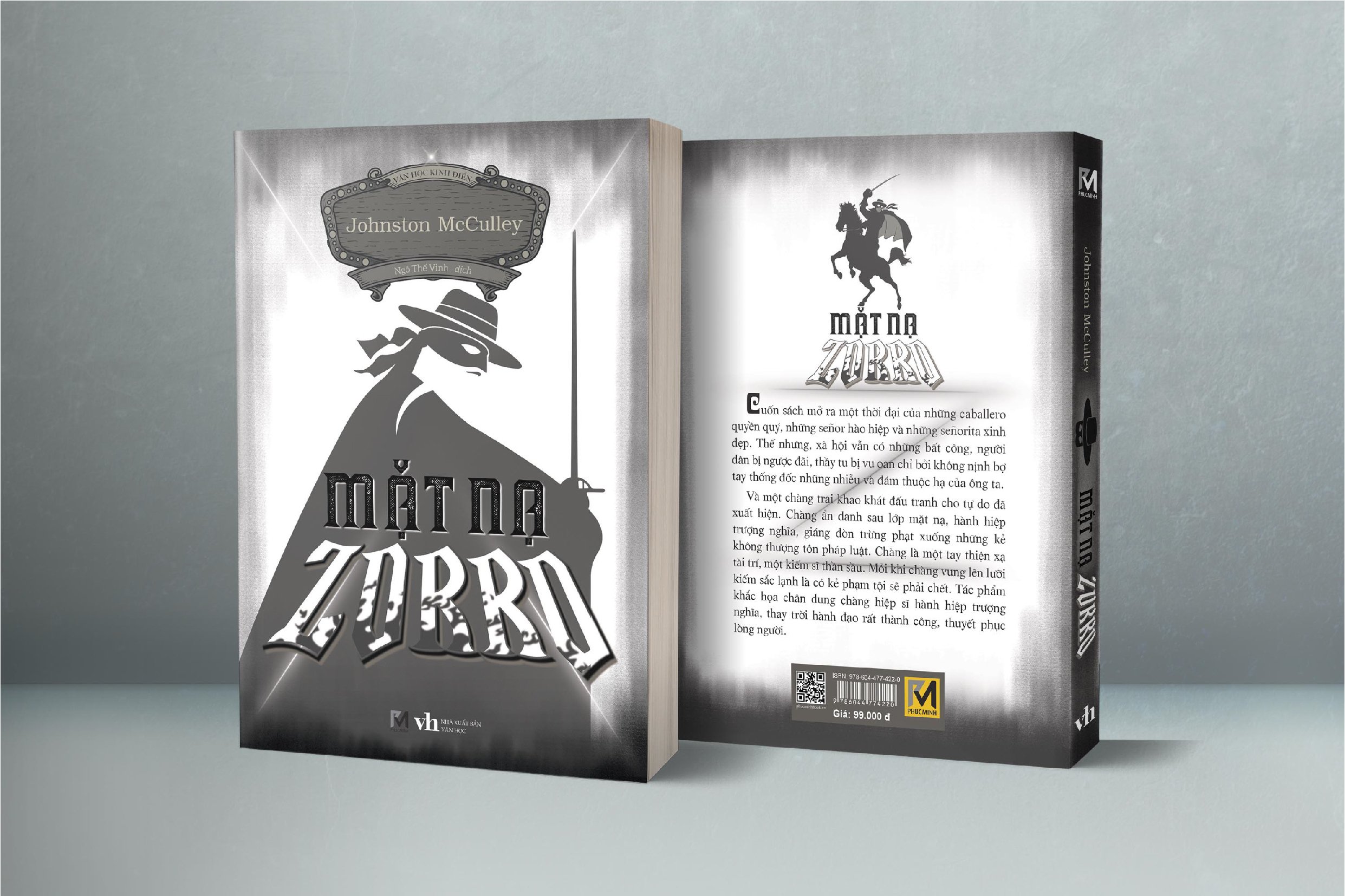 Hình ảnh Sách - Văn Học Kinh Điển - Mặt Nạ Zorro - Johnston McCulley - Phúc Minh Books