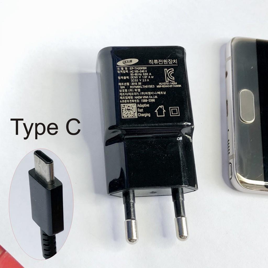 Bộ củ cáp sạc nhanh samsung công nghệ Qc fastcharging chân micro, typec dùng cho Huawei, xiaomi KLH shop