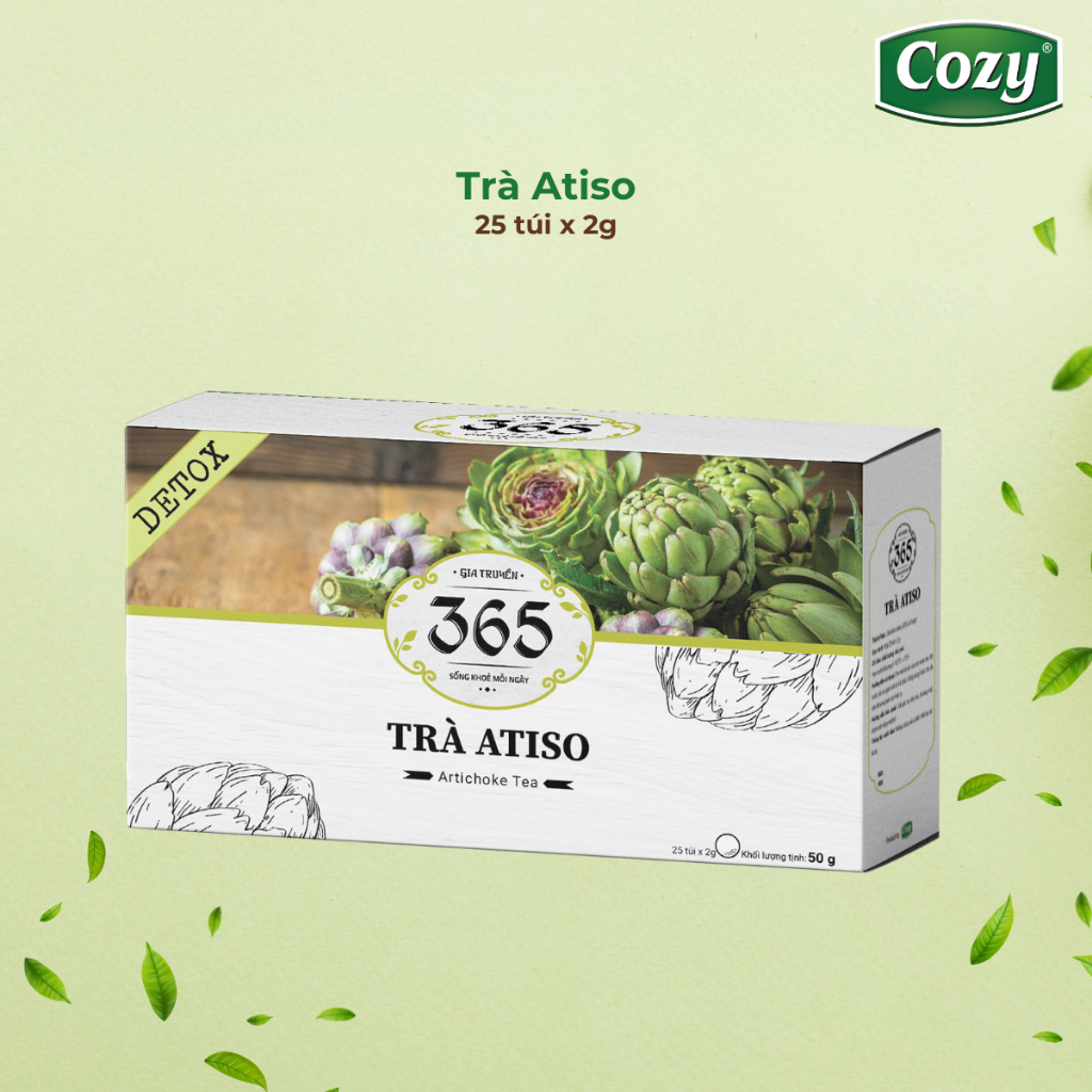 Cozy 365 Trà Atiso (Artiso Tea) 25 gói x 2g Hộp