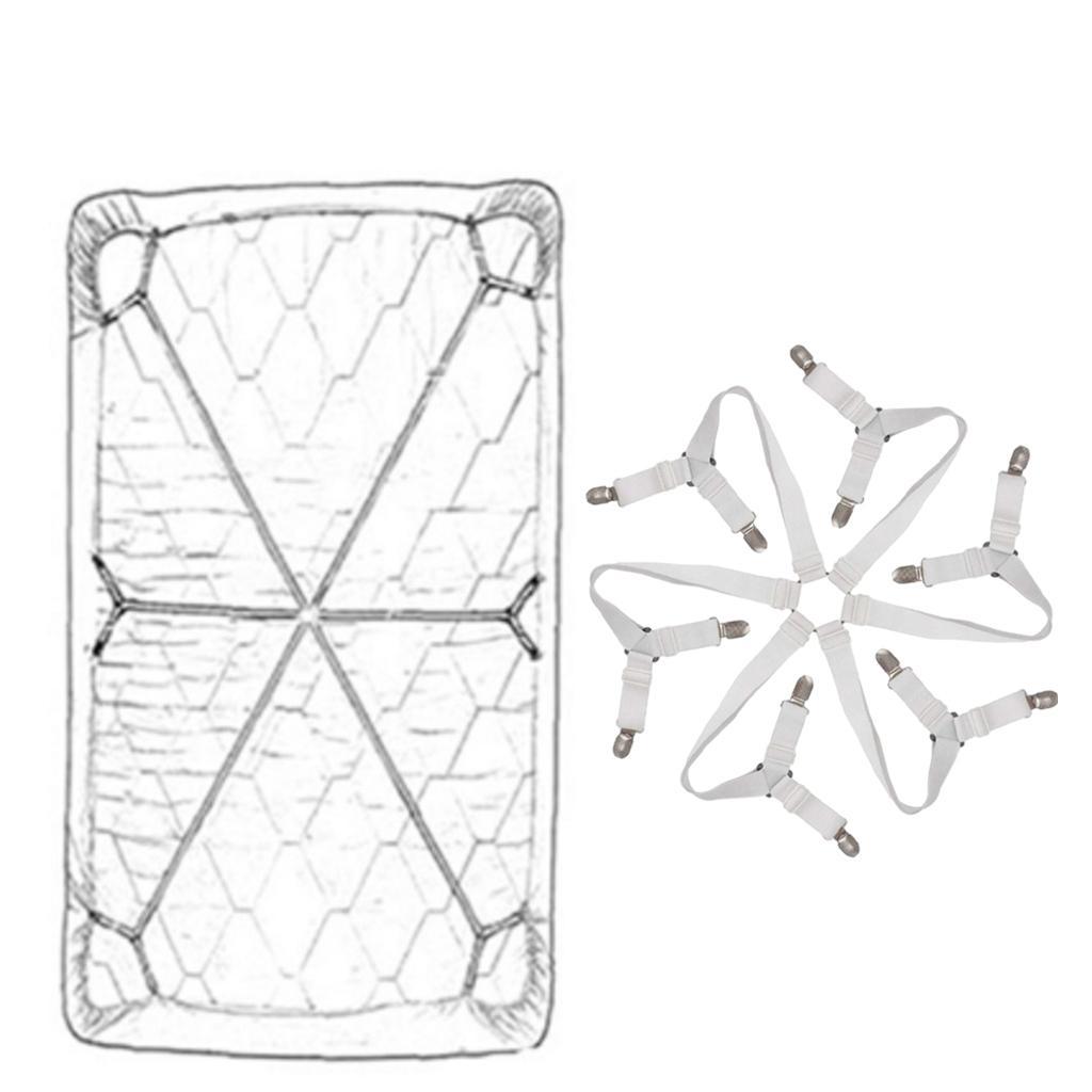 Elastic Bed Sheet Holder Clip Fastener for Bed Sheets Mattress Covers