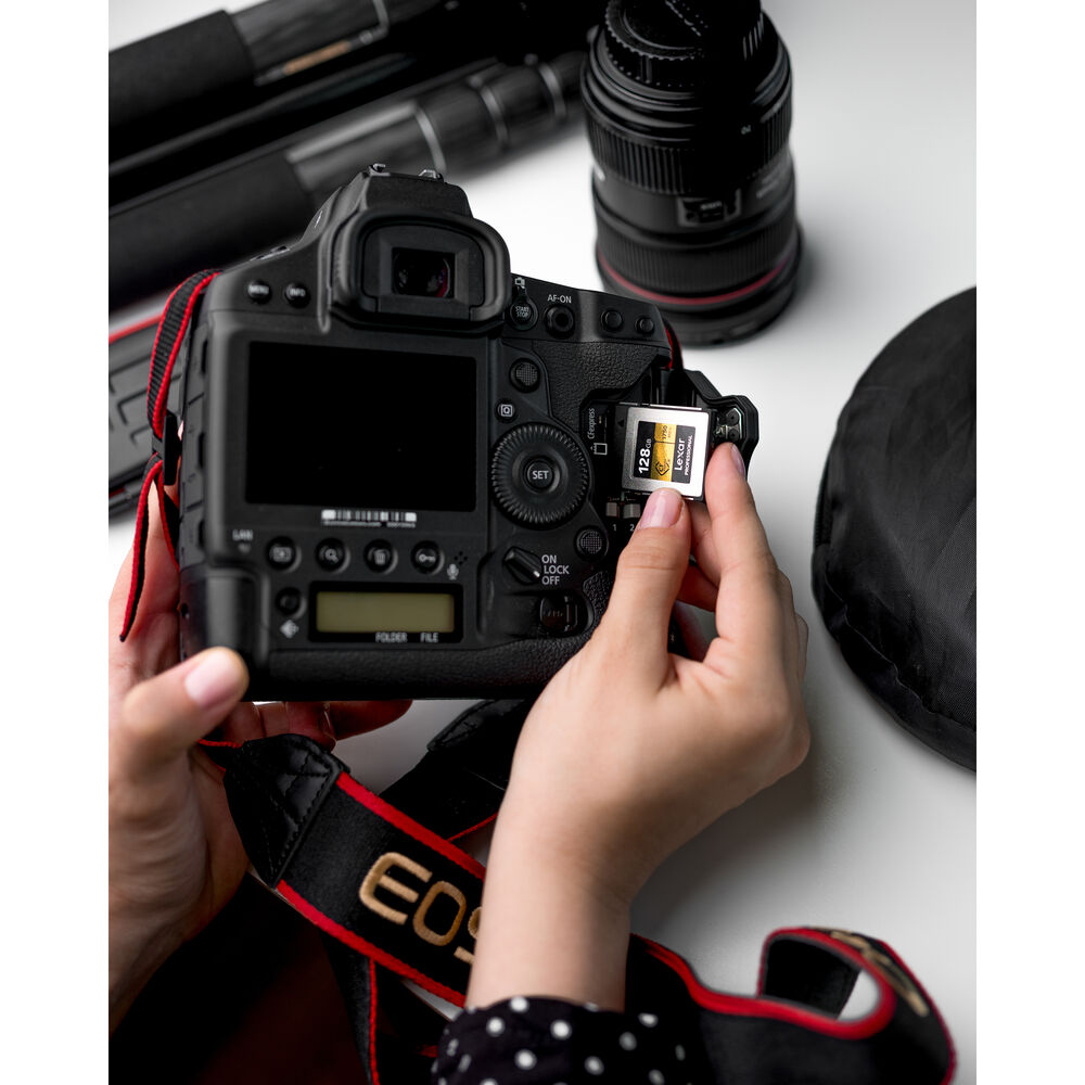 Thẻ nhớ CFexpress Lexar Professional 128GB Type B GOLD Series - Hàng chính hãng