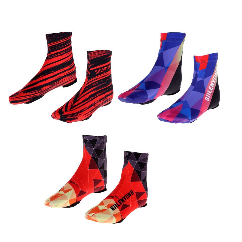 Windproof Bike Cycling Shoe Covers Winter Biking Zipper Overshoes