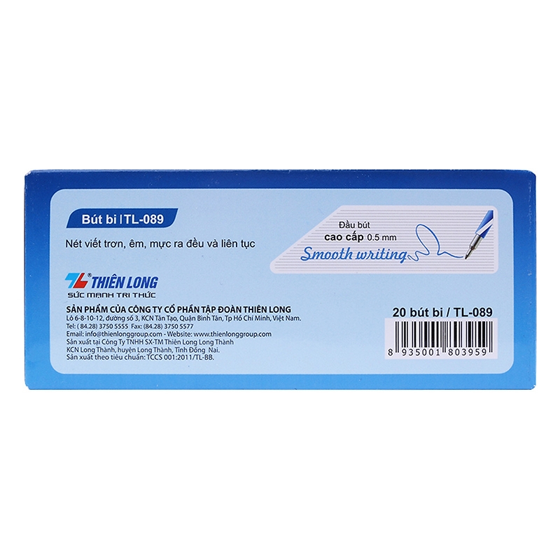 Hộp 20 Bút Bi Thiên Long TL-089