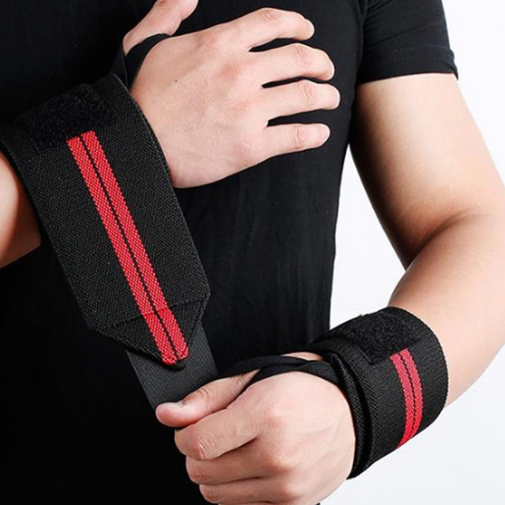 Quấn cổ tay tập GYM, Băng bảo vệ cổ tay Aolikes mẫu 2 vạch