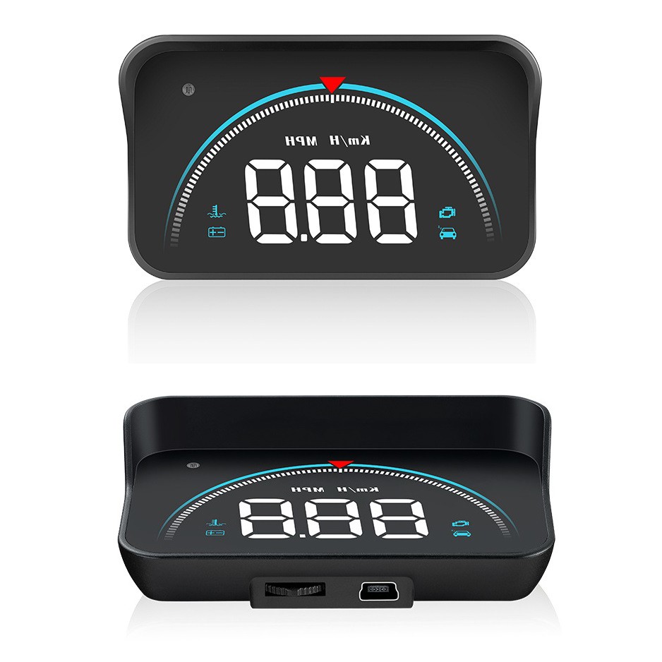 HUD cho ô tô Phiên bản pro tích hợp GPS nguồn USB không cần cắm qua OBD