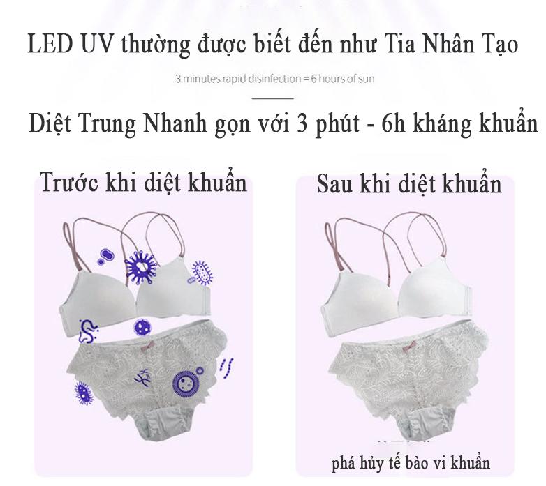 Hộp Khử Trùng Vật Dụng Bằng Tia Cực Tím UVC