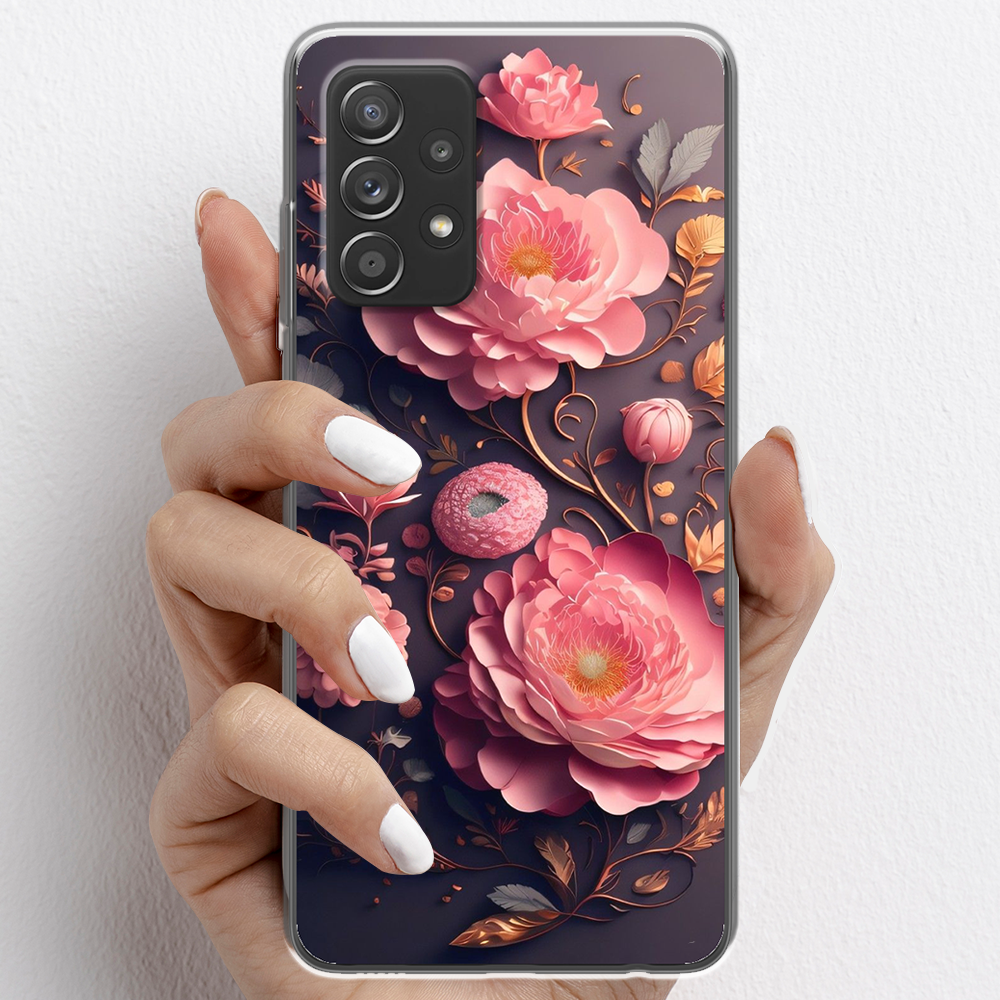 Ốp lưng cho Samsung Galaxy A52 , Samsung Galaxy A52s 5G nhựa TPU mẫu Hoa hồng