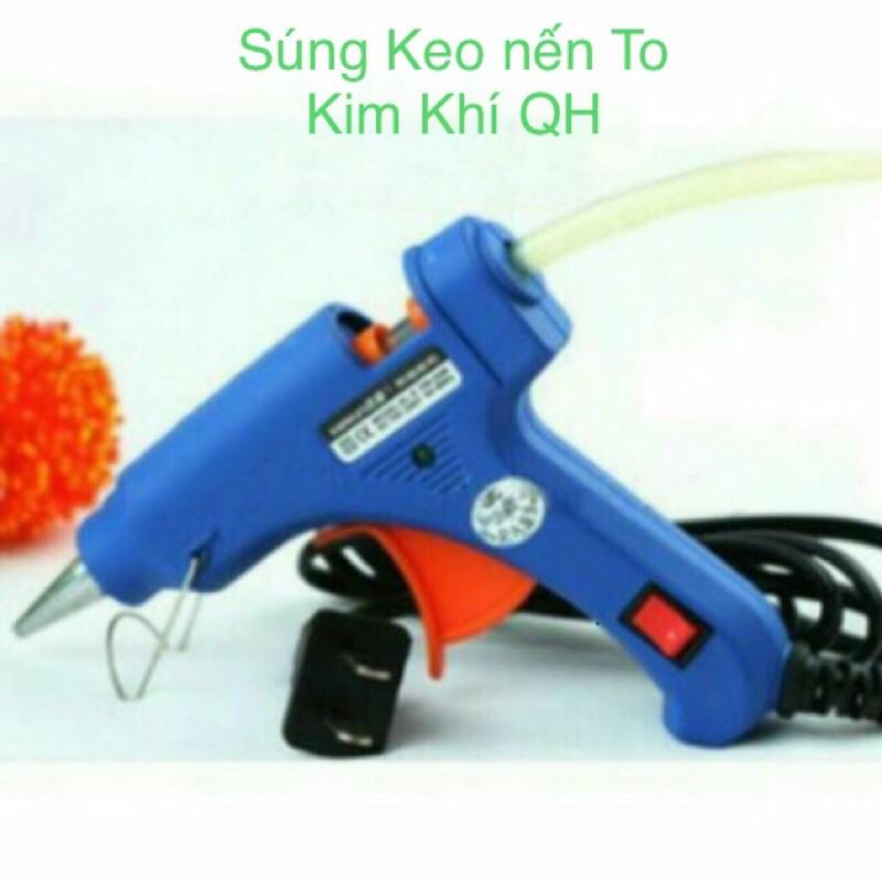 Com bo súng bắn keo nến to 60w và 10 cây keo nến to 25cm đường kính 11mm, hàng đẹp giá tốt