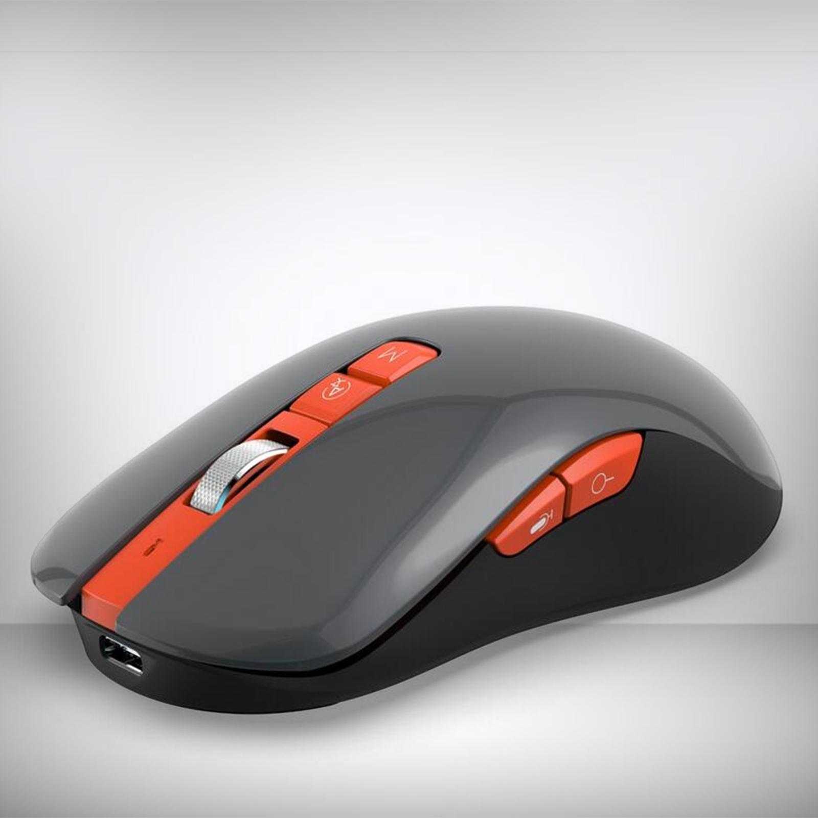 Cordless Mice ,Silent Mice Multi Language Auto Translate, Adjustable DPI Levels Dual Mode Mice Ergonomic Mice for PC Notebook Desktop Laptop