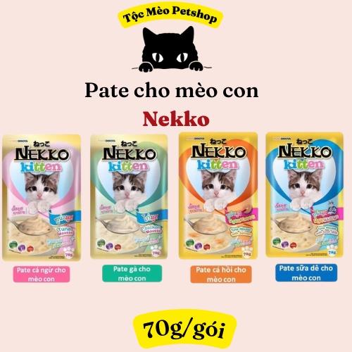 ( Hàng Thái Lan) Thức ăn  PATE/XỐT dinh dưỡng NEKKO-dành cho mèo con