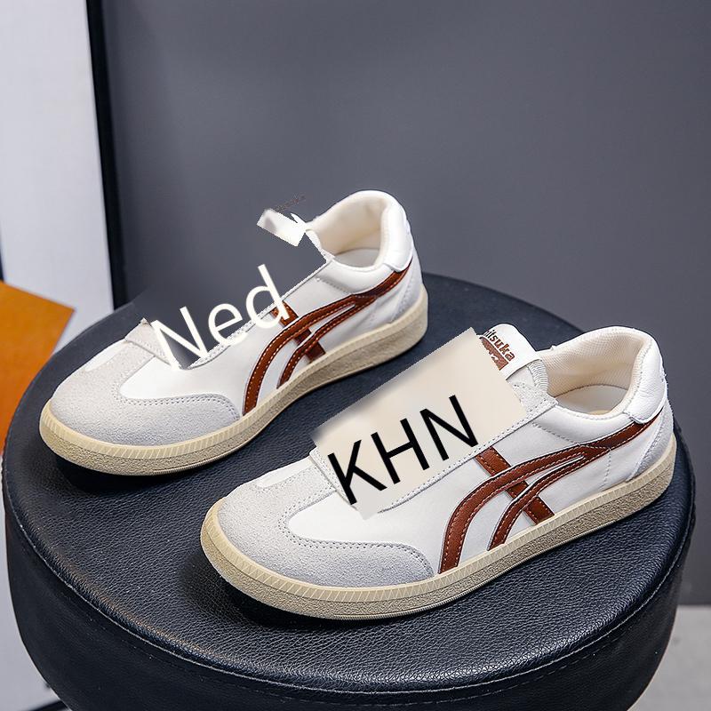 Thuận lợi nhất giày nhỏ màu trắng lưới giày đỏ giày chạy ngoài trời ins giày tăng kích thước