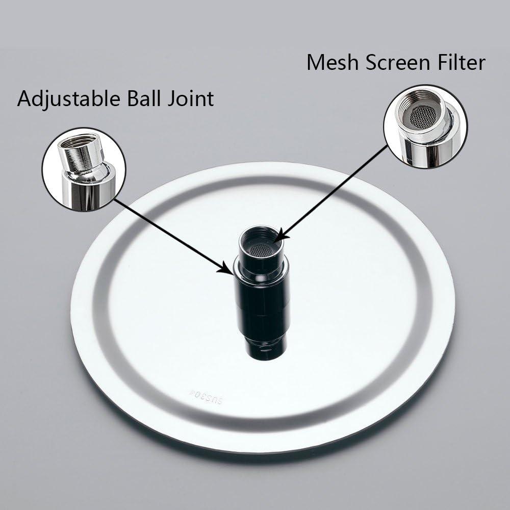 Đầu vòi hoa sen bằng thép không gỉ 304 Nước và vòi hoa sen phòng tắm cao