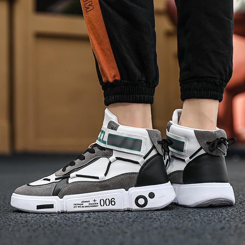 Giày Sneaker Cổ Cao Thời Trang Cho Nam