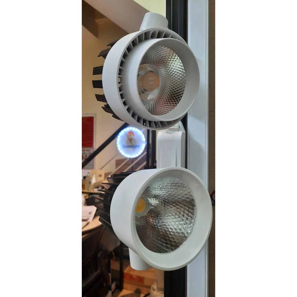 Đèn rọi ray COB RO6 20W/30W goodlight, đèn chiếu sáng showroom, đèn chiếu điểm sản phẩm, đèn lon shop thời trang