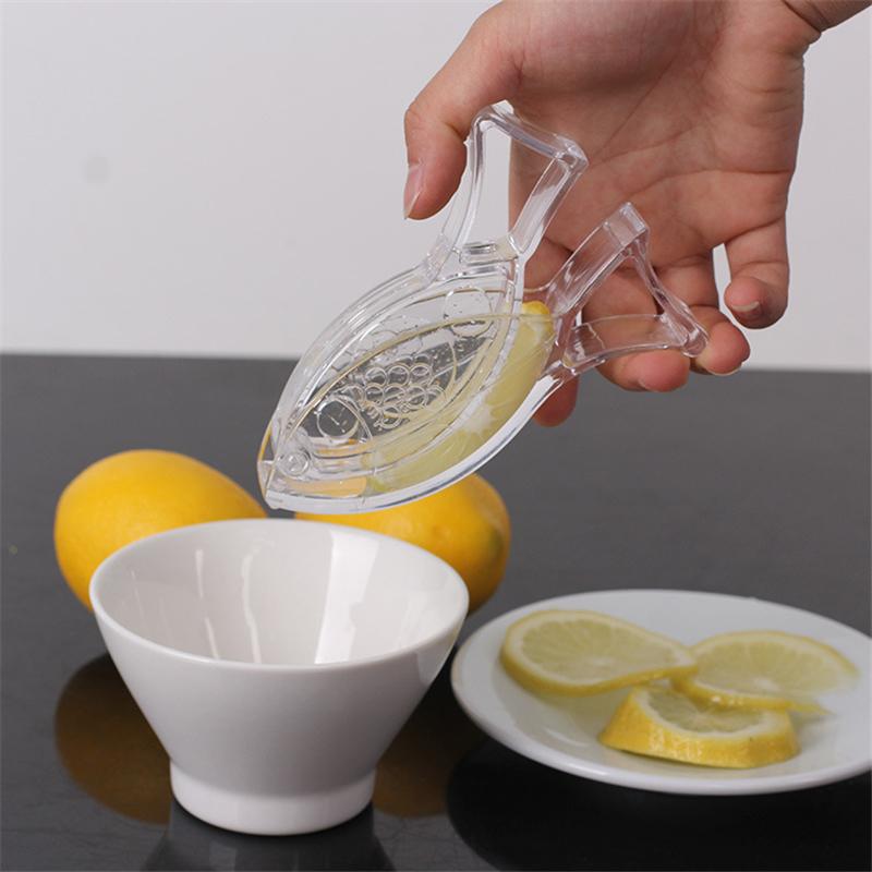 1 Máy Ép Nước Bằng Tay Acrylic Chanh Cam Kẹp Máy Ép Trái Cây Hình Cá Bền Trong Suốt Nhà Bếp