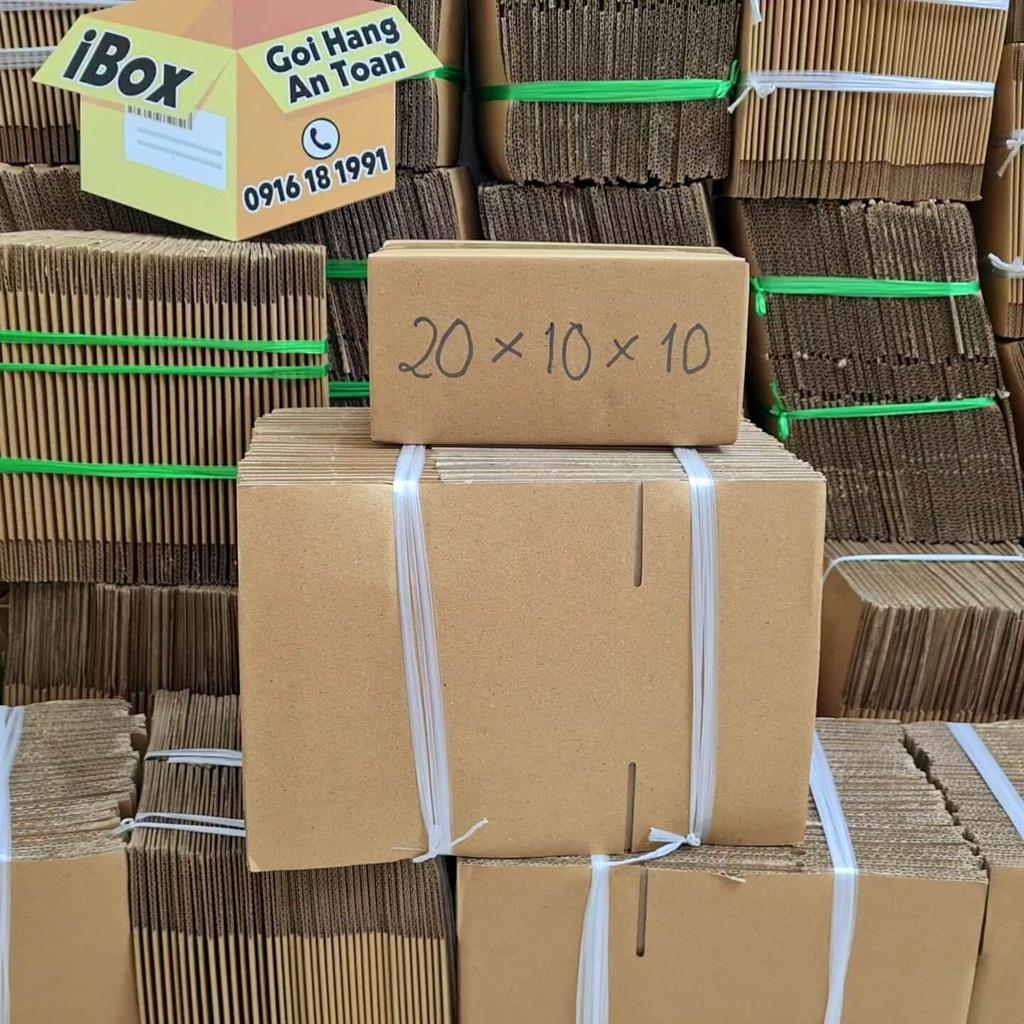 20x10x10 Combo 20 Hộp carton iBox gói hàng