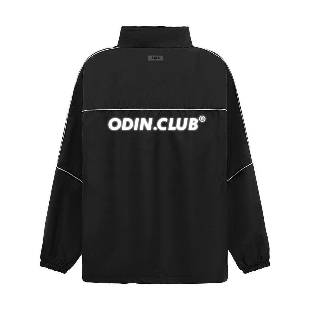 Áo khoác dù nam nữ viền mí logo in chữ. ODIN. CKUB chất dù xịn 2 lớp