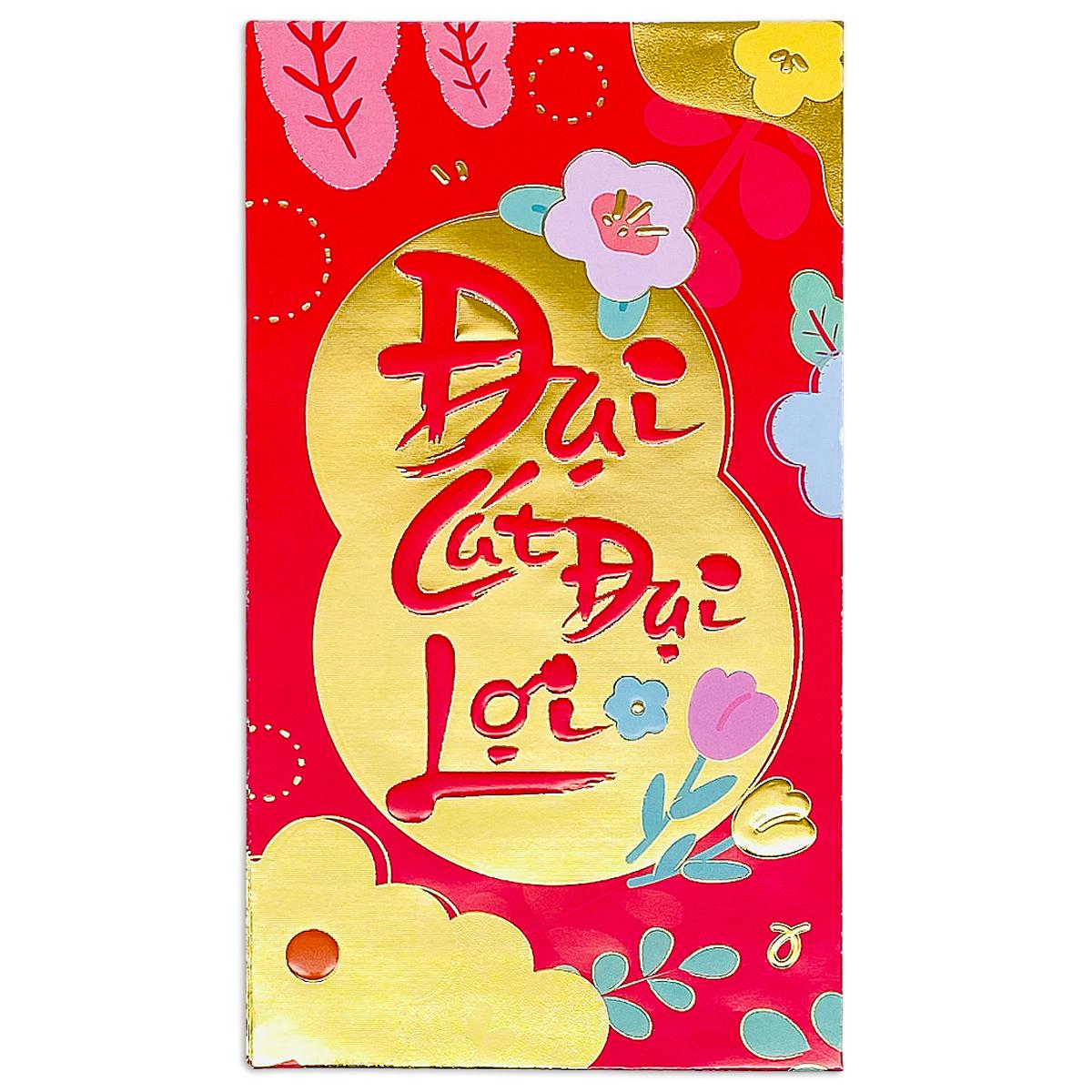 Bộ 6 Bao Lì Xì Tết Bính Ngọ 2026 - H5-8-1 - Đại Cát Đại Lợi